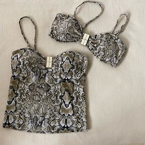 Stunning unknown brand swim tops
